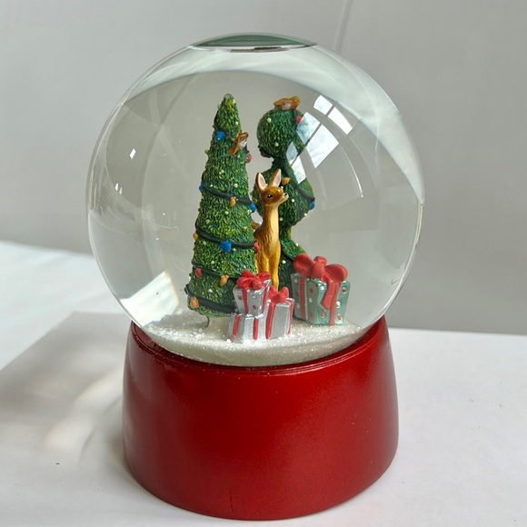 Nordstorm Holiday Snow Globe Deer with Christmas tree - Picture 4 of 7